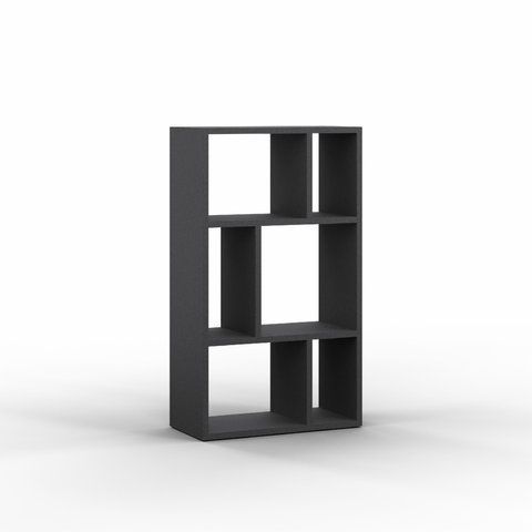 Полиця приставна Tetris Т-10, Антрацит, 518/250/900 (86928682) - Континент фото