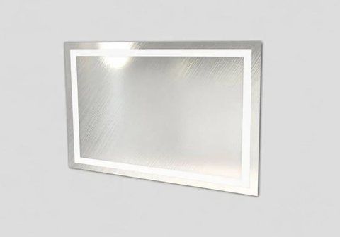 Зеркало настенное Kristal с подсветкой, Серебристый, 800/30/600 (83790762) - Континент фото