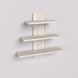 Полка навесная ПН-1, Дуб Крафт Білий, 500/140/500 (52718042) - Континент фото