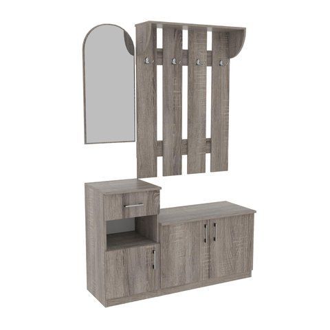 Розпродаж Передпокій Аліса, Дуб Сонома Трюфель, 1200/400/1880 (78106279) - Континент фото