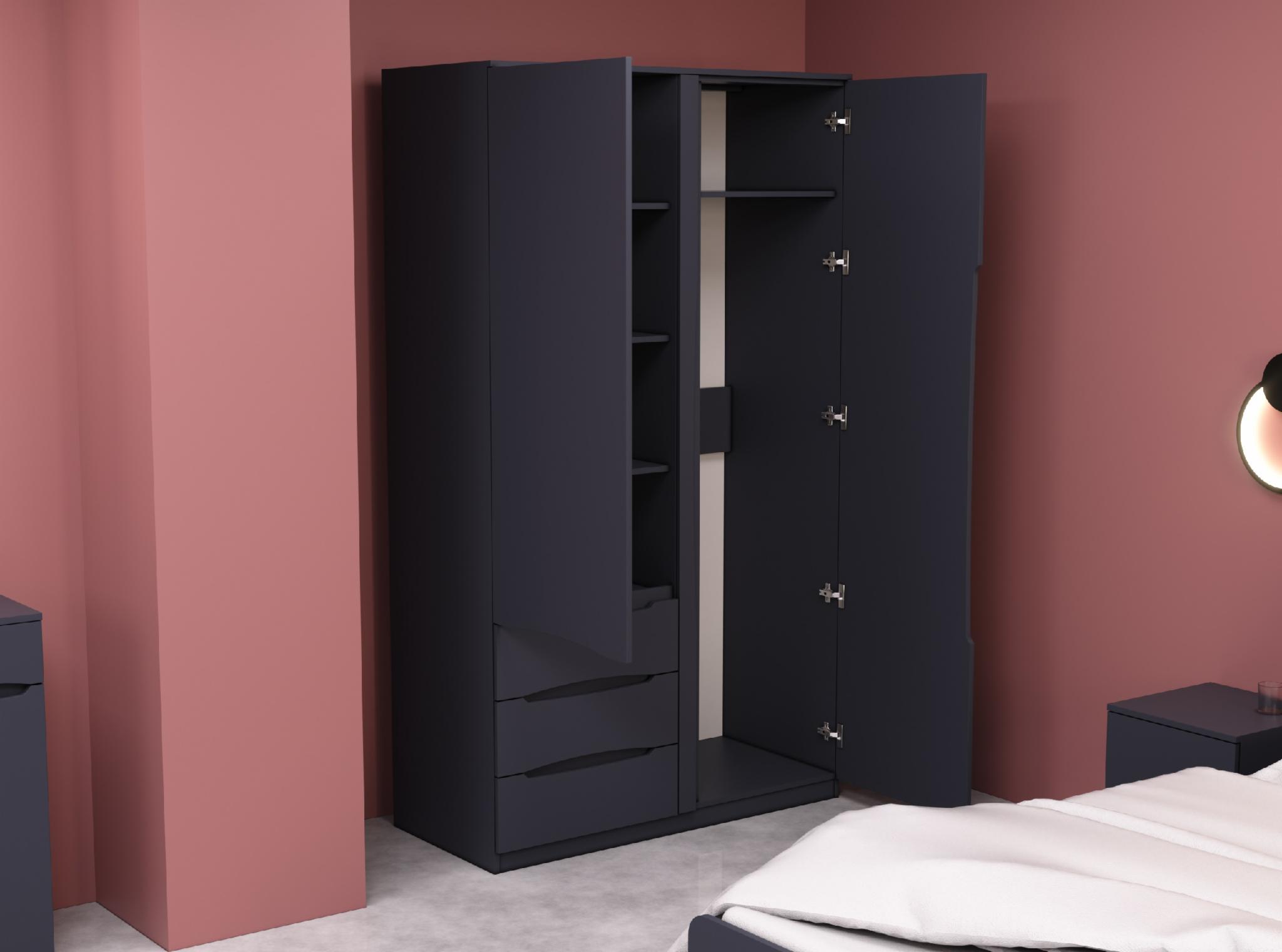 Шафа Дельта 1, Антрацит, 1200х550х2100 4